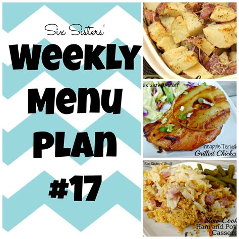 six sisters stuff|six sisters stuff menu plan.